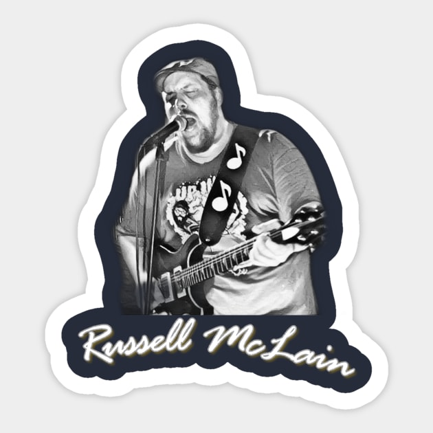 RDM Guitar Man. Sticker by RussellMcLainMusic